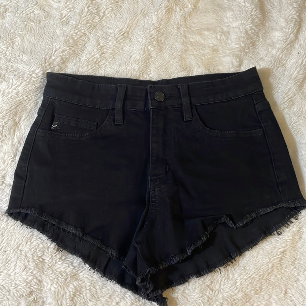 KanCan Black Jean Shorts